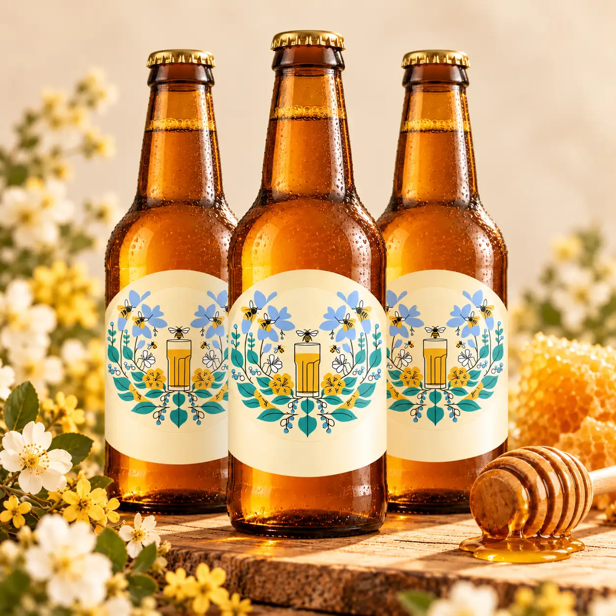Bière au miel x3